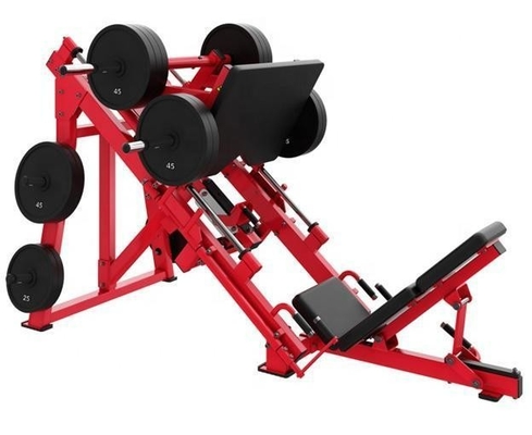 Optional Selectable Medium Loader Plate Loaded Fitness Equipment 45 Degree Leg Press