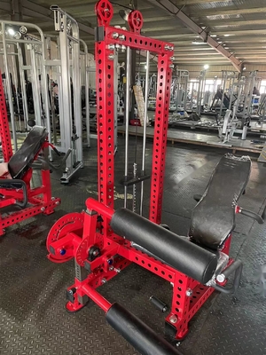 Fitness Strength Training Leg Press Leg Curl Extension Machine with Pin Load Selection