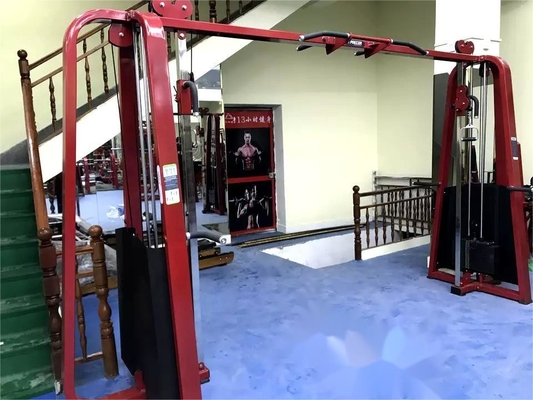 Body Building Power Rack and Cable Crossover Machine for Fitness Strength Training