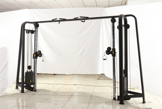 Medium Loader Gym Equipment Adjustable Pulley Back Exercise Squat Rack Cable Crossover Machine