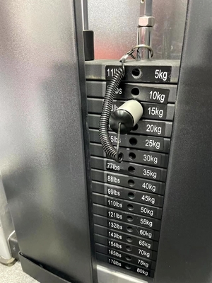Commercial Gym Center Pin Loaded Seated Bicep Curl Machine with 80 Kg Weight Stack
