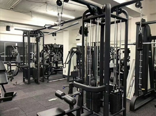 8 Station Multi Gym Perfect for Strength Training and Cable Crossover Chest Exercises