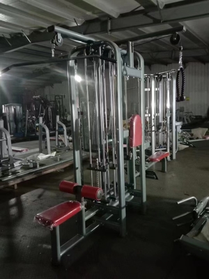 8 Station Multi Gym Perfect for Strength Training and Cable Crossover Chest Exercises