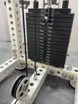 Strength Training 2 in 1 High Pull Low Row Fitness Equipment with Multi-Level Adjustment