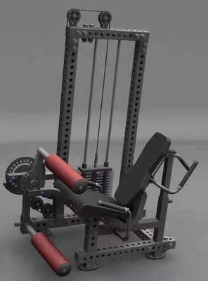 Functional Trainer Machine 3 in1 Training Leg Extension Leg Curl Equipment for Commercial