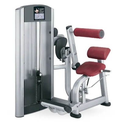 Commercial Gym Equipment Pin Loaded Abdominal Trainer Adjustable Back Extension Machine