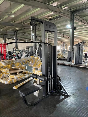 Dropset Pins Dual Function Chest Back Exercises Low Row Lat Pulldown Machine for 3years