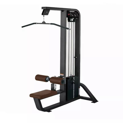 Improve Shoulder Strength with Dropset Pins on Seated Lat Pull Down Fitness Equipment