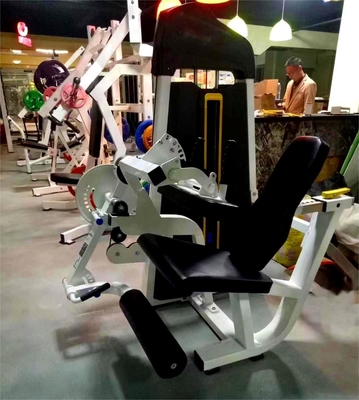 Steel Gym Equipment 2 in 1 Dual Function Calf Exercise Pin Load Adjustable Seated Leg Curl Extension