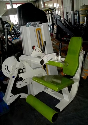 Steel Gym Equipment 2 in 1 Dual Function Calf Exercise Pin Load Adjustable Seated Leg Curl Extension