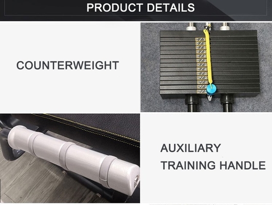 Fitness Equipment Hip Adductor Machine with 226kg Weight and Steel Material