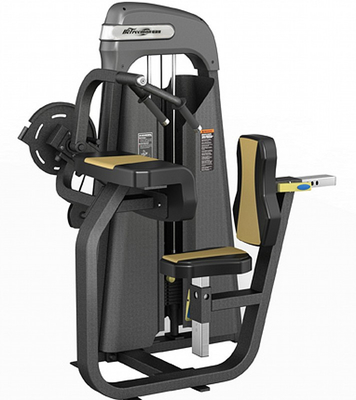 Strength Training Tricep-Flat Shoulder Back Workout Pin Loaded Seated Tricep Machine