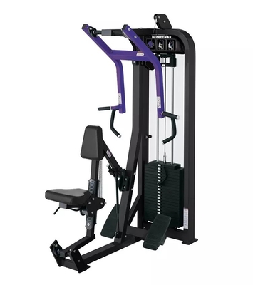 235kg Weight Stack Seated Row Machine Two Layer Electrostatic Powder Coating Gym Equipment