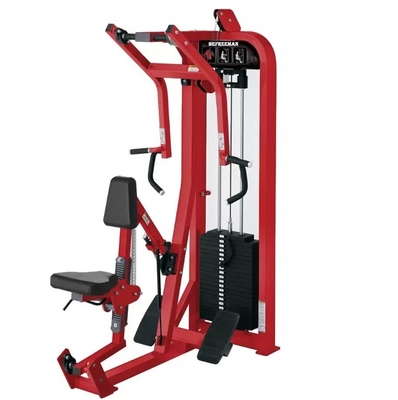 235kg Weight Stack Seated Row Machine Two Layer Electrostatic Powder Coating Gym Equipment