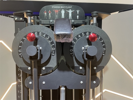 Strength Training Multi Functional Gym Pin Load Selection Standing Multi Flight Machine