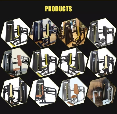 Pin Loaded Selection Exercise Machine Seated Horizontal Leg Press for Gym Center