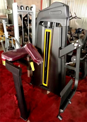 Commercial Medium Loader Indoor Camber Curl with 80kg Weight Stacks 1380*930*1580