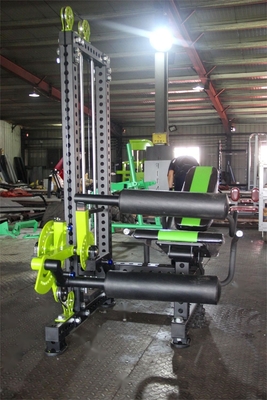 Functional Fitness Seated Leg Extension and Prone Leg Curl Machine with Medium Loader