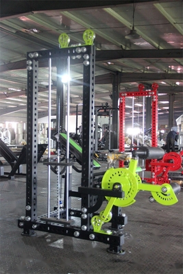 Functional Fitness Seated Leg Extension and Prone Leg Curl Machine with Medium Loader