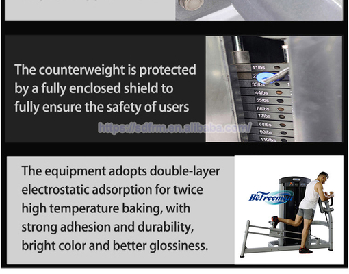 Standing Leg Extension Glute Kickback Machine Medium Loader for Fitness center/GYM