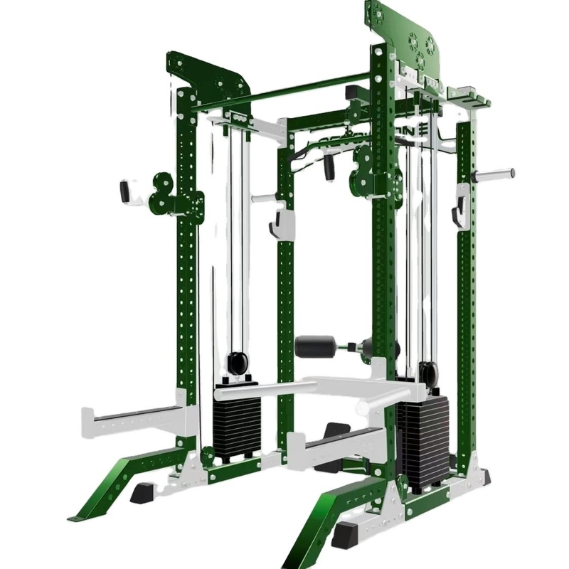 Multi-Functional Power Rack Home Gym Fitness Strength Training with Weight Stack 3*80KG