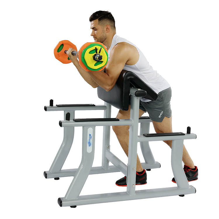 1170*800*1080 mm Arm Curl Bench for Biceps Curl Pin Load Selection Machines at Gym