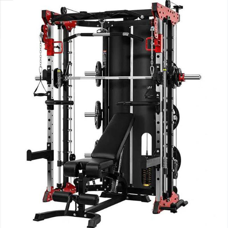 Multi-Functional Shoulder Chest Leg Press Power Squat Rack for Home OEM Customization