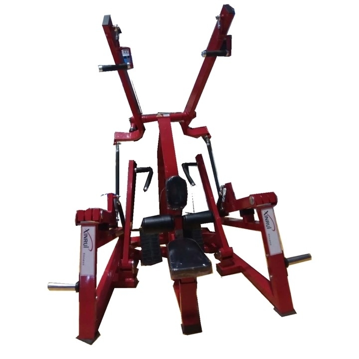 1420*2080*1780 mm Steel Q235 Dual Function Iso Lateral Front Lat Pulldown Row Machine