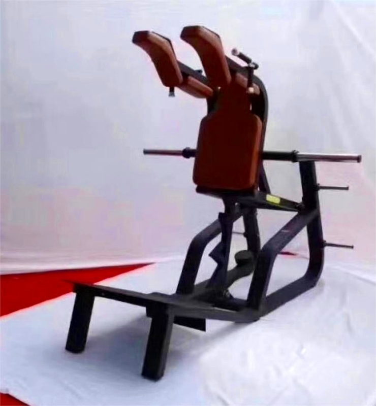 Commercial Plate Loaded Machines Tube Thickness 3.0mm Hack Squat for Fitness Equipment