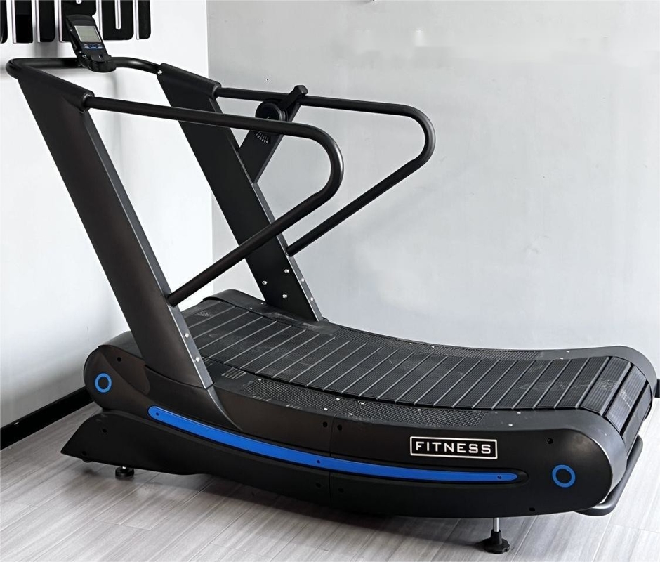 Customized Logo Availabled Non Motorized Air Runner Manual Curved Treadmill for Gym