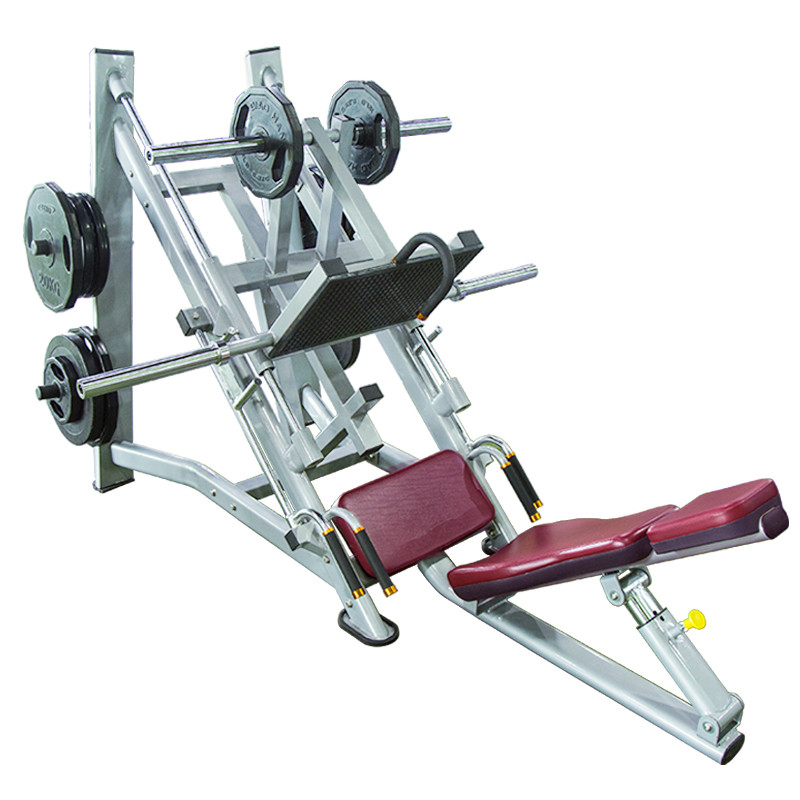 Medium Loader Plate Loaded Machines 45 Degree Leg Press Hack Squat for Body Sculpting