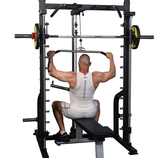 Fitness Training Multi Functional Station for Shoulder Chest Bench Press and Squat Rack