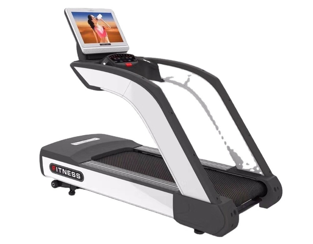 Wireless Heart Rate Test Commercial Treadmill for Electric Driving Type Gym Exercise
