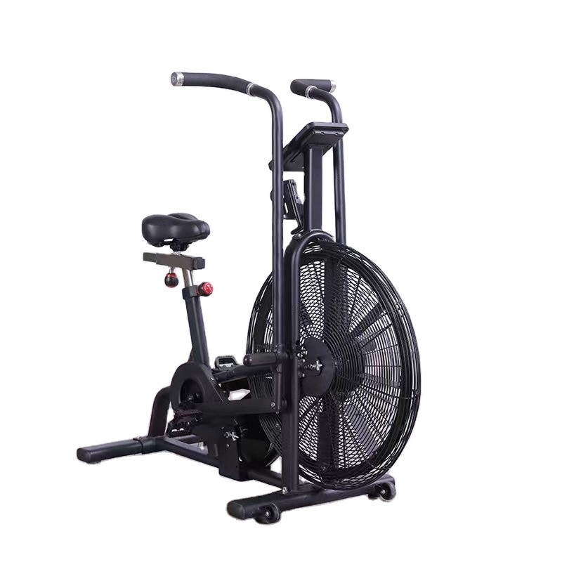 58kg Two Layer Electrostatic Powder Coating Air Bike for Indoor Cardio Sports Fitness