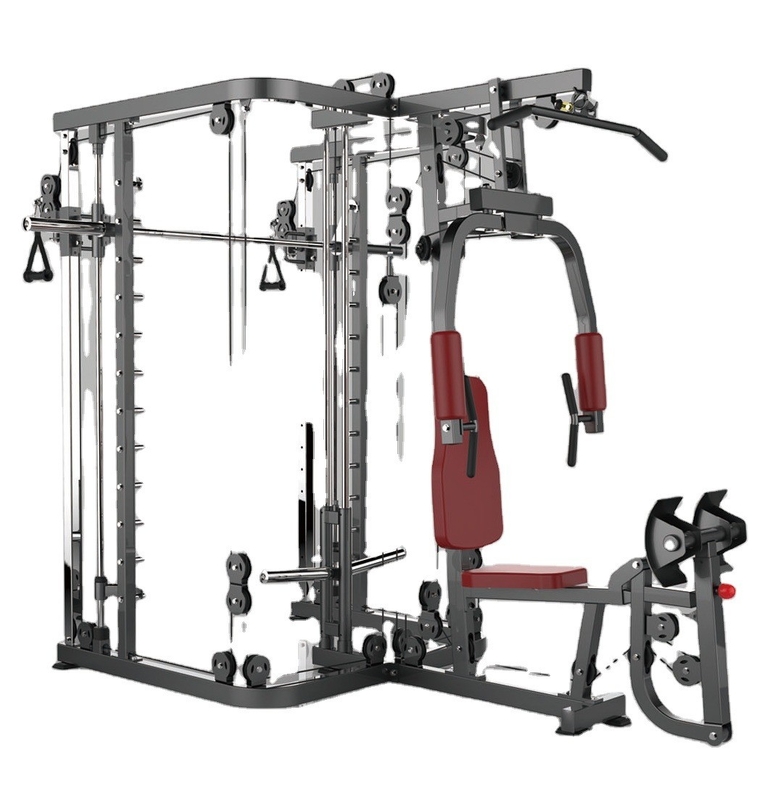 Steel Q235 All In One Multi Function Smith Machines for Full Body Workout and Boxing