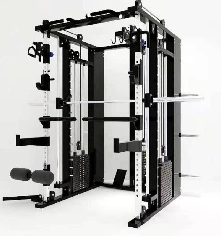 2200*1500*2200 Home Gym Multi Station Power Cage Squat Rack Weightlifting Smith Machine