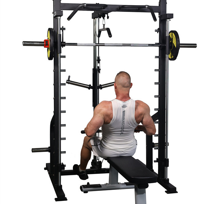 Gender-Neutral Training Equipment Leg Press Pull-Up Chest Press Squat Rack Power Rack