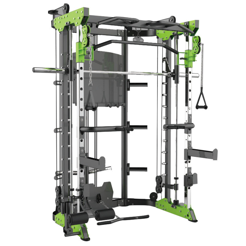 1730*2010*2230mm Gym Equipment Commercial Multi Trainer Squatting Rack Smith Machine Power Rack