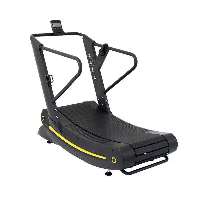 2000*900*1530mm Width 42-44CM Curved Manual Treadmill for Noiseless Self-Generation