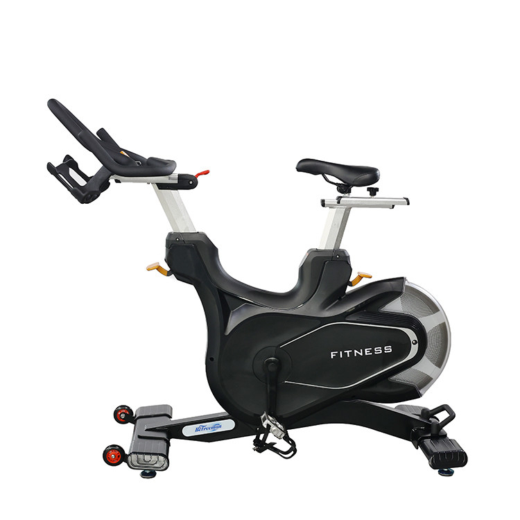 Commercial Gym Magnetic Spinning Bike Optional Frame Color Self-generating Resistance