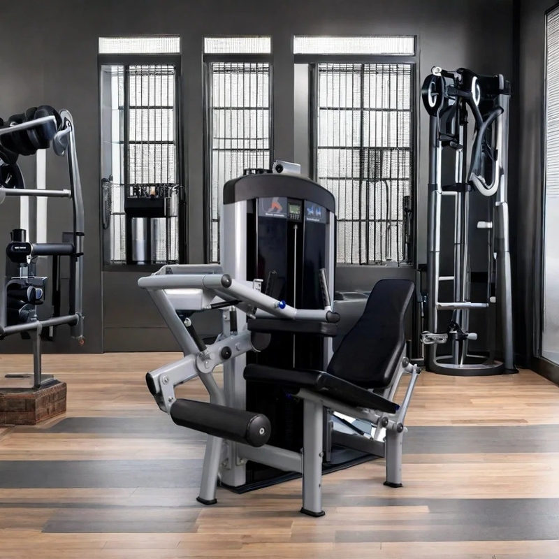 Seated Leg Curl and Extension Machine Heavy-Duty Steel for Professional Workouts