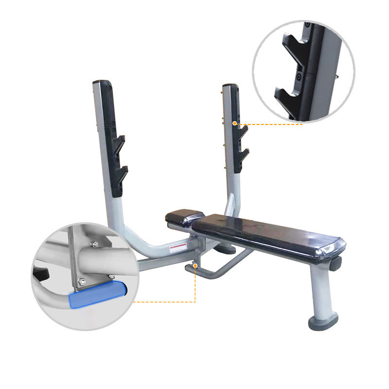 Medium Loader Weight Bench for Commercial Flat Steel Bench Home Gym Fitness Equipment