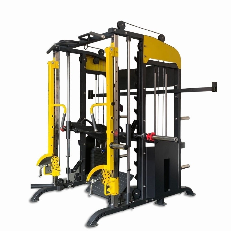 Gym Equipment 3d Smith Machine with Leg Press Gym Center Optional Selectable Frame Color