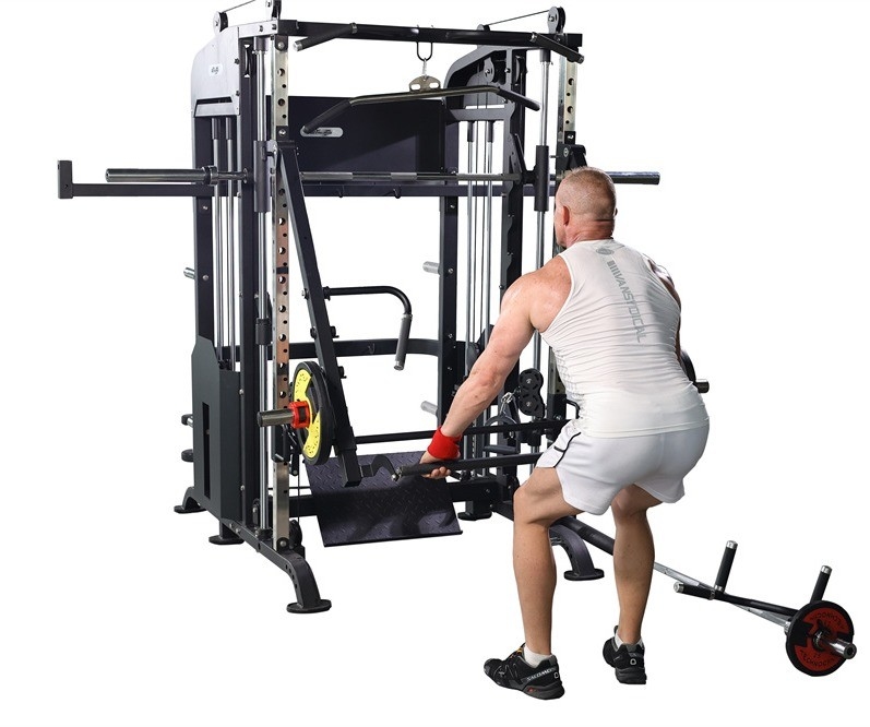 Strength Training at Home with Durable Lat Pulldown Rowing Cable Crossover and More