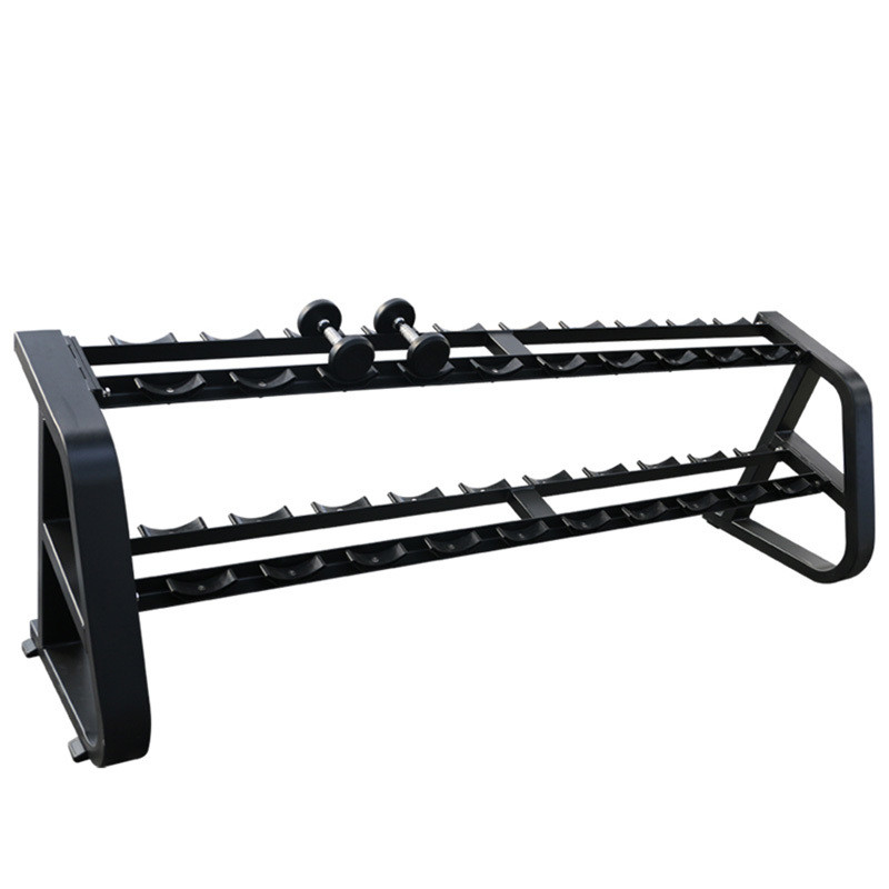 19.5 kg Load Capacity Gym Fitness Equipment Dumbbell Storage Rack Foldable Design