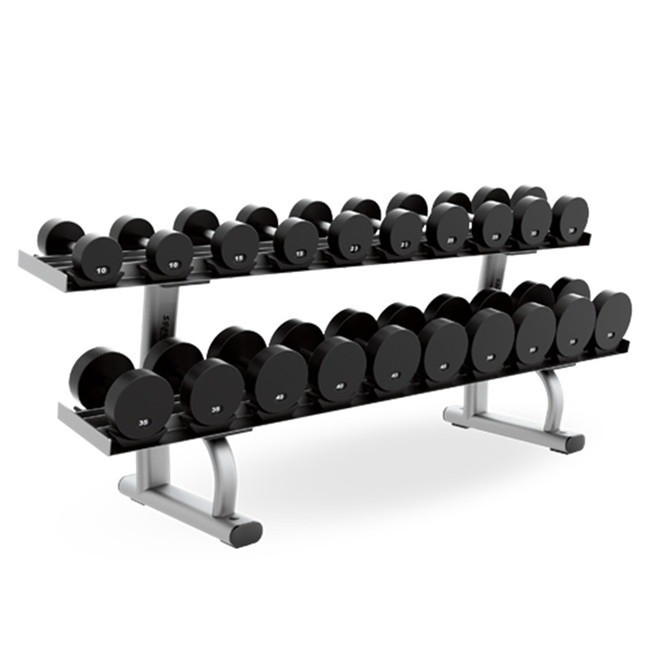 Weight stack 20.6 kg dumbbell sets rack for Gym center Free 2 layers dumbbell rack set