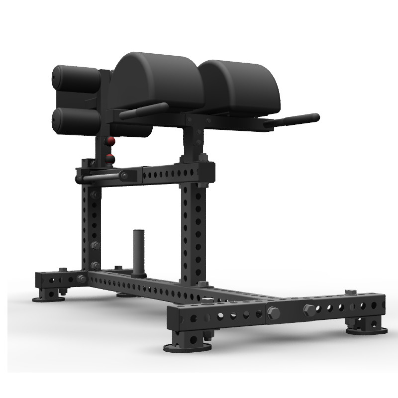 3.0mm Tube Thickness Multi Functional Glute Ham Developer for Professional Sports Gym