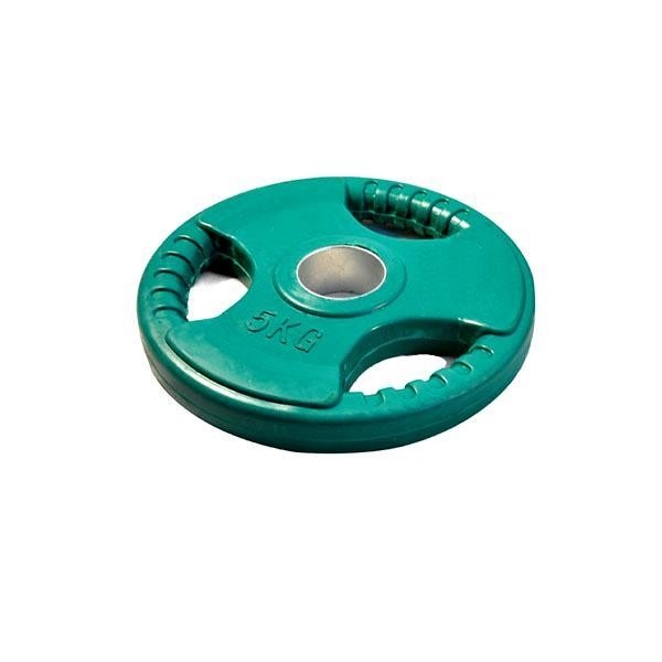 Commercial Unisex Free Weight Training Gym Equipment with Iron and Rubber Coated Weight Plates