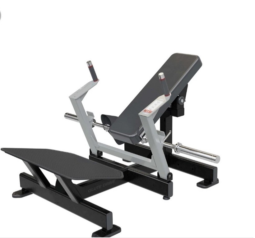Commercial Maquina de Hip Thrust 90 kg Weight Capacity for Strength Training Equipment