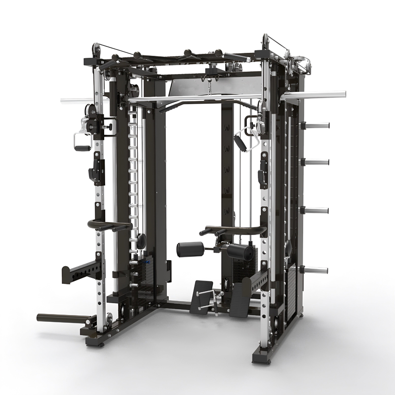Chest Arms and Shoulder Workouts Befreeman Gym Center All-In-One Smith Machine with Steel Weight Stacks